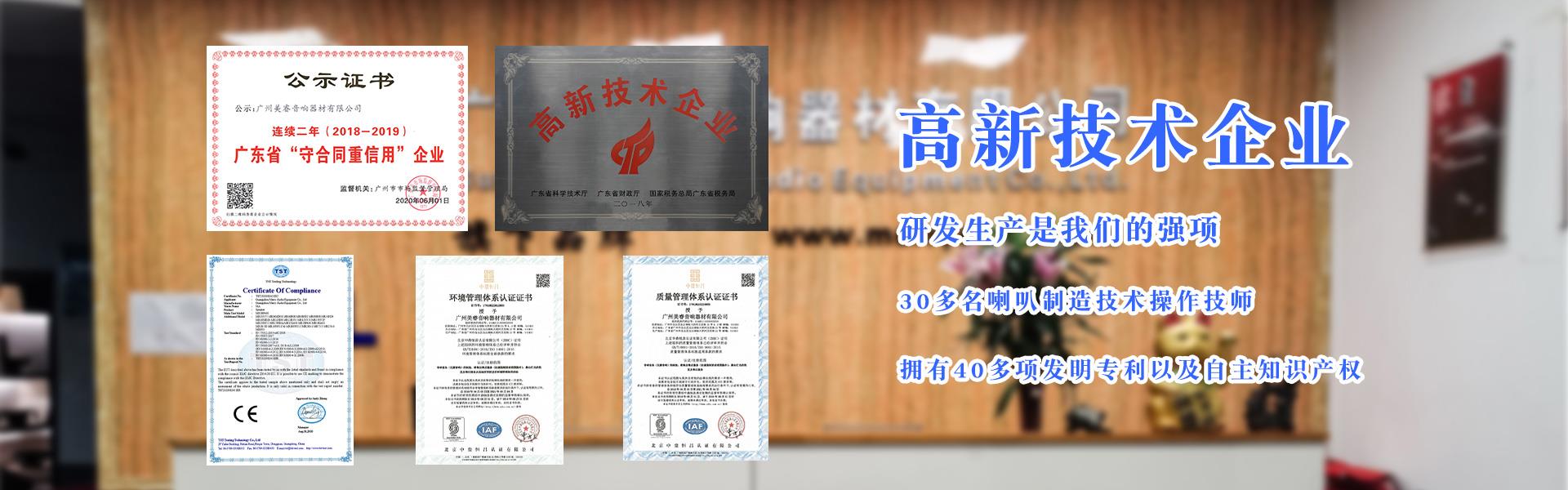 专业音响喇叭高新技术企业